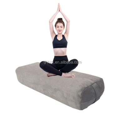 China Kapok Durable Eco Friendly Organic Rectangle Large Cotton Yoga Pillow Bolster Yoga Bolster, Organic Yoga Bolster, Y for sale