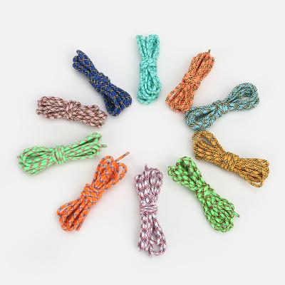 China Round 2 Pair Outdoor Sports Round Laces Yeezy Shoe Printed Laces Weave Lace Wholesale for sale