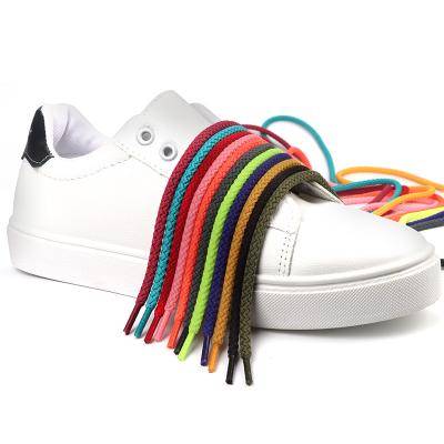 China The round manufacturer Wholesale Colorful Round laces source factory supply rainbow laces lace for sale