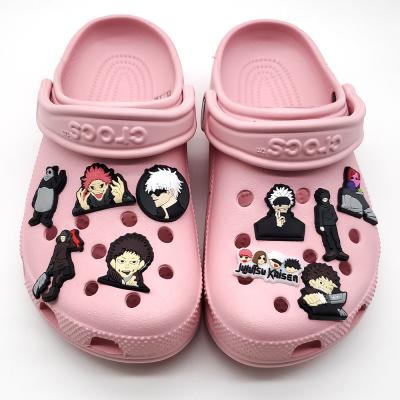 China Fashion Cartoon Anime Shoe Clog Charm New Charm Cute PVC Kids Shoe Charms Mexico Shoe Decoration Charms for sale