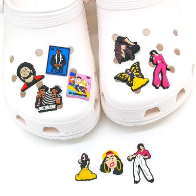 China Wholesale Classic Cartoon Shoe Clog Charms PVC Fashion Style Clog Shoe Decorate Cute Shoe Decorations for sale