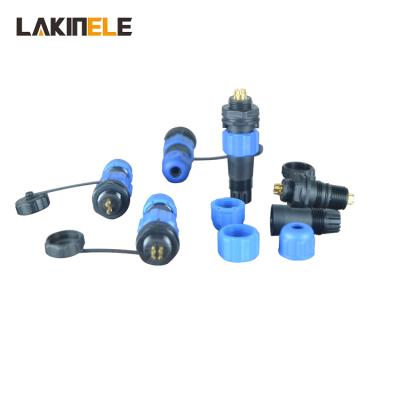 China LK Series Automotive Waterproof Plastic Cable Connector IP68 2 3 4 5 7 Pin Circular For LED Screen for sale