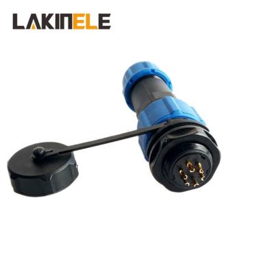 China Automotive LK13 Series Plastic Circular IP68 6 Pin Connector Underwater for sale