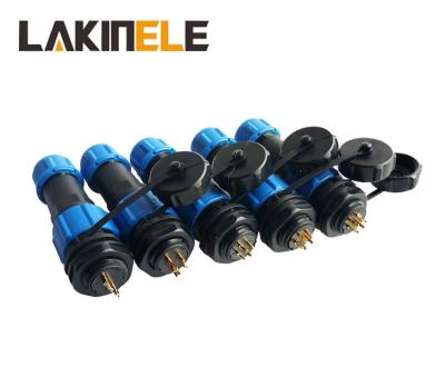 China Automotive Industrial Plastic Electrical Waterproof Ip68 Plug Cable Connector for sale