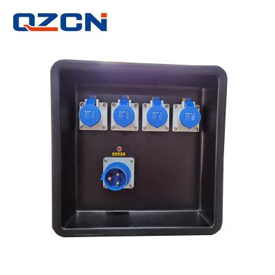 China Europe Industrial Outdoor Waterproof Electric Portable Black Empty Distribution Box For Power for sale