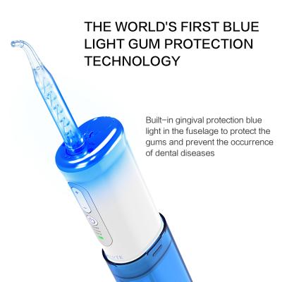 China Hot Sale 150ml Car V-WHITE Mini Cordless Waterflosser with Portable Toothbrush Irrigator Waterfloss Toothbrush for sale