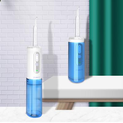 China Car 2022 OEM/ODM smart ultrasonic dental jet ultrasonic toothbrush irrigator h2o sonic collapsible waterflosser for sale