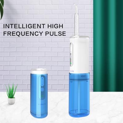 China White Smart Smart V Type App Connected Travel Gift Dental Care Car Drinking Water Jet Cordless Water Flosser for sale