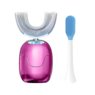 China Household Leading 360 Degree U Shape Automatic Toothbrush Deep Clean Sonic Electric Toothbrush Four Modes Tooth for sale