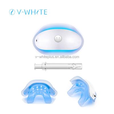 China 2022 Dental Home Wholesale Home Daily Use OEM USB UV Wireless Teeth Whitening Set Logo Professional Tooth Teeth Whitening Private Led Kit for sale