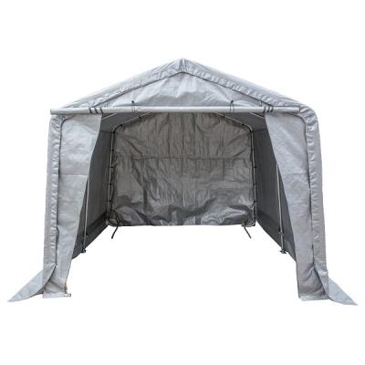 China Metal Round Tube Car Awning Sun Shelter for sale