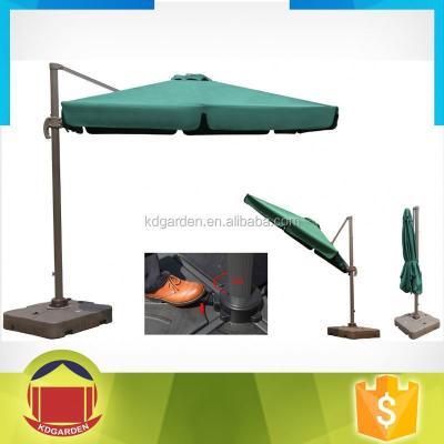 China KD-A002 Coffee Aluminum Aluminum Sunshade Hanging Umbrellas for sale