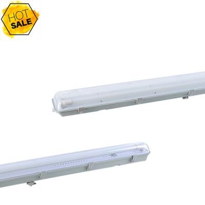 China Warehouse (factory) 2ft 4ft 5ft t8 t5 fluorescent led tube light 600mm 1200mm 1500mm triproof light fixture for sale