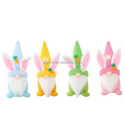 China Cute Gnome Gifts Party Easter Ears Festival Decoration Faceless Rabbit Doll Ornaments Plush Toys Easter Gnomes for sale