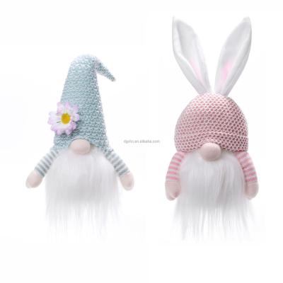 China Festival Decoration Easter Bunny Rudolph Plush Doll Christmas Glowing Faceless Decoration Props Gnome Ornaments for sale