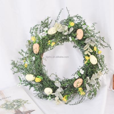 China Eco-Friendly Festival Decoration Natural Craft Spring Garland Easter Home Decorative Garland for sale