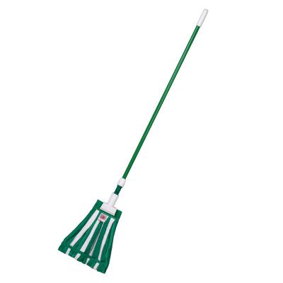 China Durable commercial high quality polyester cotton long handle removable broom for sale