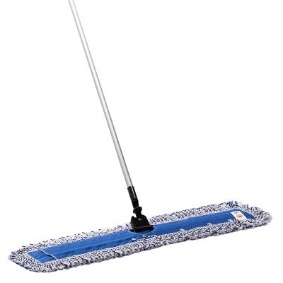 China Sustainable Cleaning Washable Floor Cleaning Magic Flat Mop Professional Aluminum Sustainable Manufacturers Floor Brooms for sale