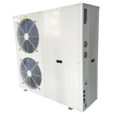 China EVI air source heat pump 21kw -25C outdoor air to water low temperature heat pump air cooled water chiller for sale