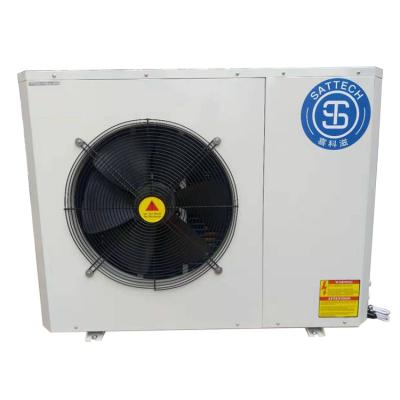 China 11kw outdoor heat pump low temperature low noise low noise air to water heat pump COP air source high evi for sale