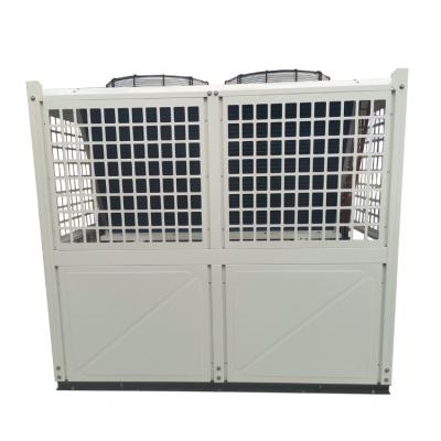 China 60 KW 80C Max Air Source Heat Pump Air Cooled Water Chiller Outdoor High Temperature Water Heater for sale