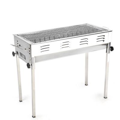 China Easily Assembled Outdoor Japanese Folding Stainless Steel Charcoal Grill for sale