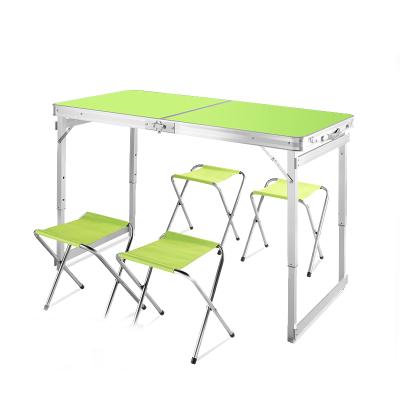 China Custom Aluminum Portable Outdoor Multicolor Stable Thickening Picnic Folding Table Portable Storage for sale