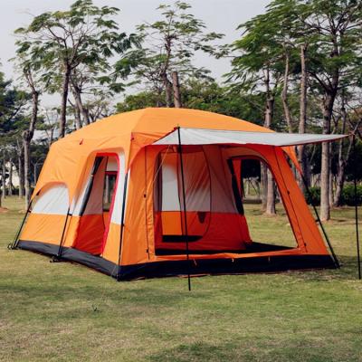 China Outdoor family cabin tents extra large portable camping double layer windproof pop up tent for camping for sale