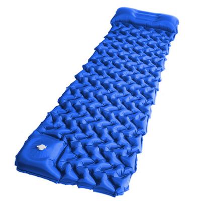 China Portable Lightweight Folding Ultralight Camp Mattress Sleep Pad With Pillow for sale