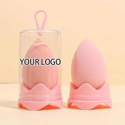 China 2022 New Makeup Item Beauty Lotus Makeup Sponge Blender Packaging Box for sale