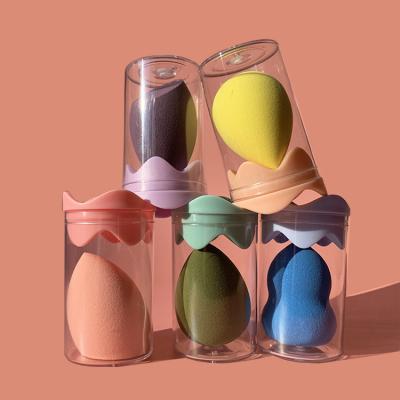 China 2022 Hot Sale Makeup Beauty Lotus Travel Makeup Sponge Packaging Case for sale