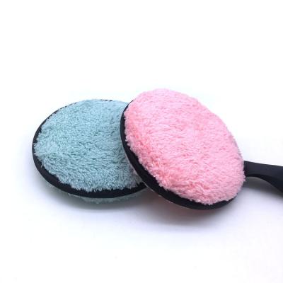 China Eco-friendly Microfiber Makeup Beauty Sponge Remover Facial Cleansing Puff for sale