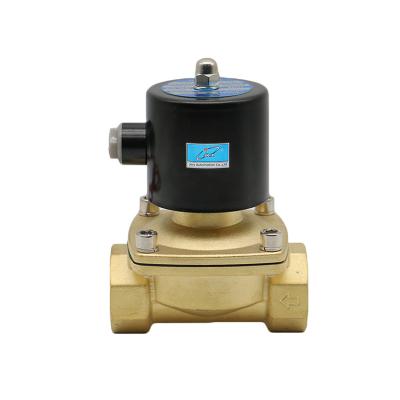 China General 2/2 Way 2w G1-1/4 2w350-35 Inch Brass Water Solenoid Valve Semidirect Operated Normally Closed Valve for sale