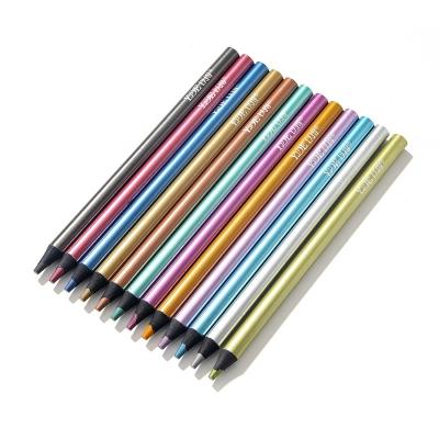 China Student Drawing Pencil High Quality Elephant Pencil Metal Color Black Wooden Pencil Set For Kids Drawing Painting for sale