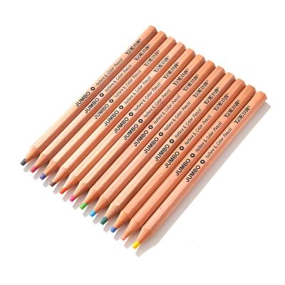 China Student Drawing Pencil Wholesale 7 inch color pencil hexagonal natural wooden pencil with lead high quality for sale