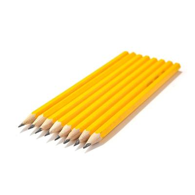 China office & School Pencil Customized Logo 7 Inch Hexagonal Pencil Yellow HB Wooden Pencil For School And Office for sale