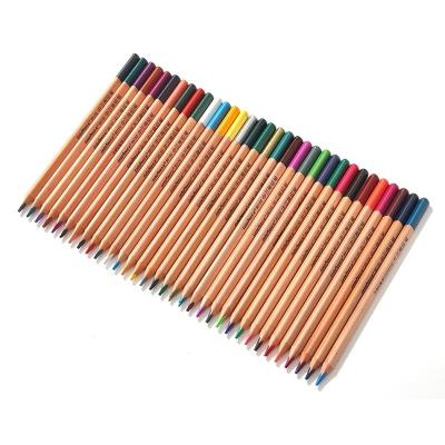 China Student Drawing Pencil Customized 7 Logo 7 Inch 18 24 36 48 Colors Pencil Bulk High Quality Wooden Pencils 7 Inch For Kids Painting for sale