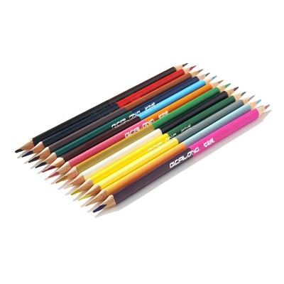 China Student Drawing Pencil Two Colored Pencil Painting Kindergarten Children Paint Pencil Art Drawing Colored Pencil Set for sale