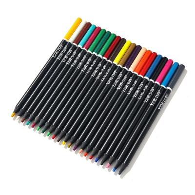 China Student Drawing Pencil Customized logo 7 inch high quality color black wooden pencil set for kids drawing for sale