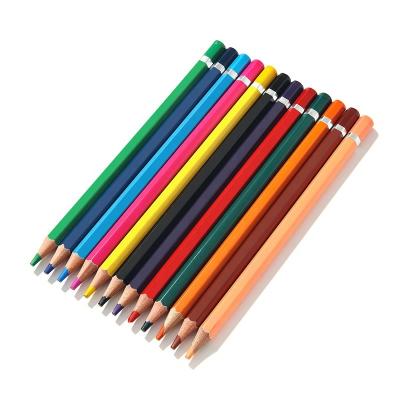 China Student Drawing Pencil Customized Logo 7 Inch 12 Pcs Colored Pencil Set High Quality Wooden Pencil For Kids for sale