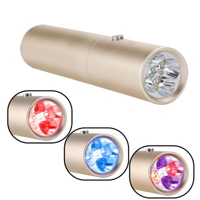 China Dye Removal 460nm 630nm 660nm 850nm 940nm 5 Pieces Led Torch Kinreen Handheld Led 2022 New Light For Muscle And Joints Pain for sale