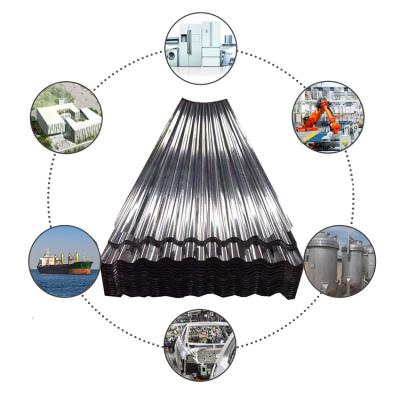 China Roof China Factory Iron Corrug Sheet Galvalume Roofing Metal Iron Plate Cheap Corrugated Steel Sheet for sale