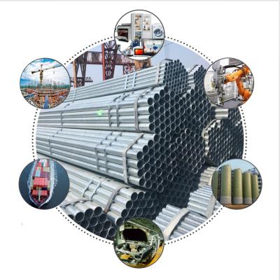 China Liquid Pipe Hot Dip Galvanized Round Pipe St52 Steel Carbon Steel ERW Sch 40 Seamless Tube Pipe for sale