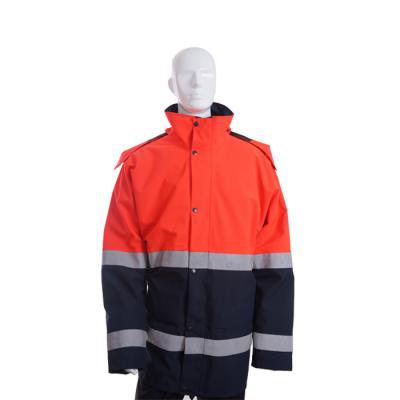 China Water Proof EN ISO 20471 Customize High Quality Reflective Waterproof Winter Jacket for sale