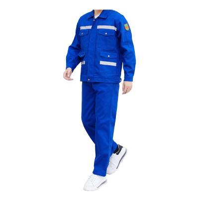 China FR Suit Customized High Quality Poly-cotton Safety Workwear Fire Resistant Suit FR Suit for sale