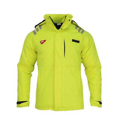 China Safety Jacket Customized Workwear Water Repellent Oil Resistance Safety Uniform Antistatic Permanent Flame Retardant Jacket for sale