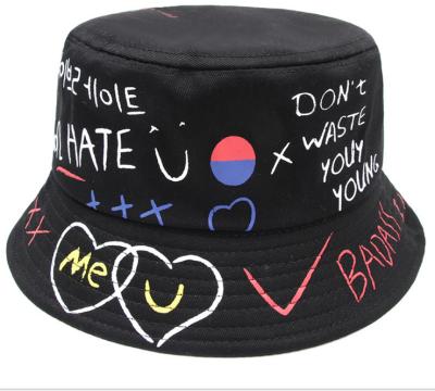 China Custom Logo Printing Outdoor Sun Hat Men And Women Denim Wash Cotton Bucket Hat Cheap Fashion Embroidery Fishman Hat for sale