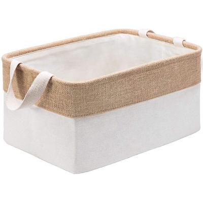 China Large Sustainable Fabric Storage Baskets For Shelves, 15.7x11.8x8.3