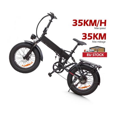 China Aluminum Alloy EU Stock  20 Inches Electric Dirt Bike 48V 500W Electric Bike Rechargeable Battery Electric Bicycle Folding Ebike for sale