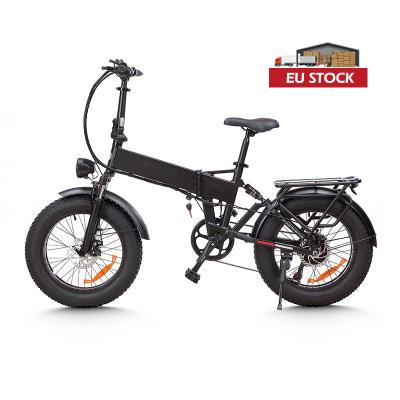 China Aluminum Alloy High Quality Fat Tire Electric Bike 20inch Foldable Electric Bicycle 48V 500W Lithium Battery Electric Bike for sale